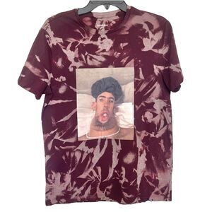 GoodFellow Mens T Shirt Size Medium Graphic Print Tie Dye Street wear Hipster